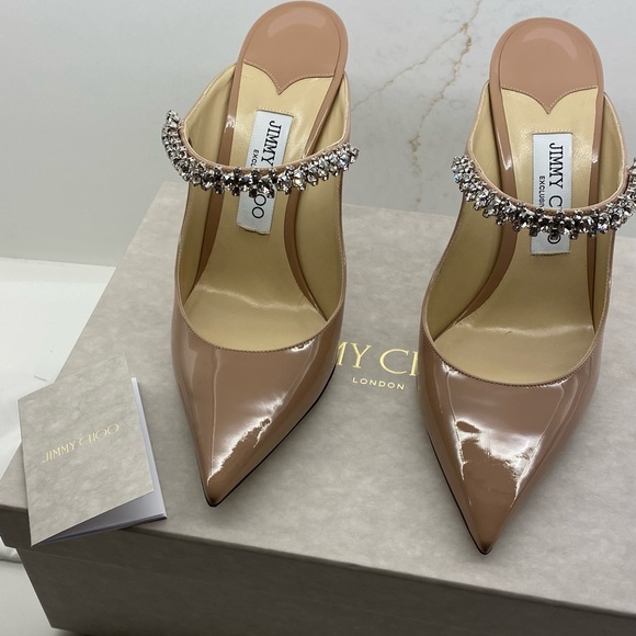 Brand new, never worn Jimmy Choo ballet pink mules - Picture 4 of 5